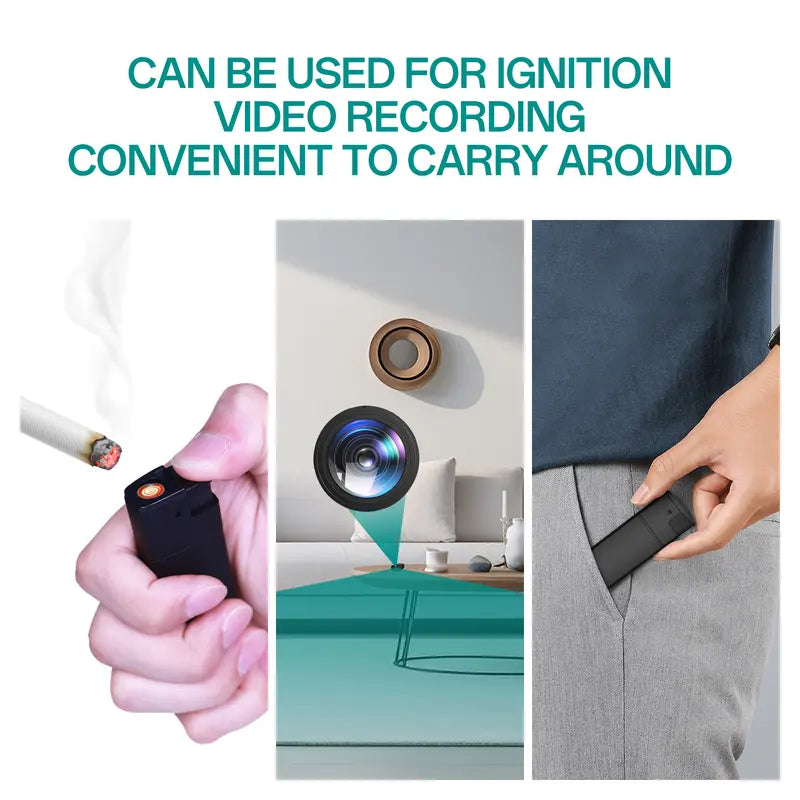 Mini Portable Lighter Security Camera